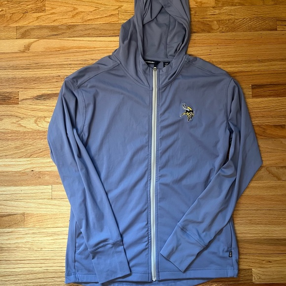 Cutter & Buck light purple Vikings Zip-Up Jacket - Picture 3 of 9